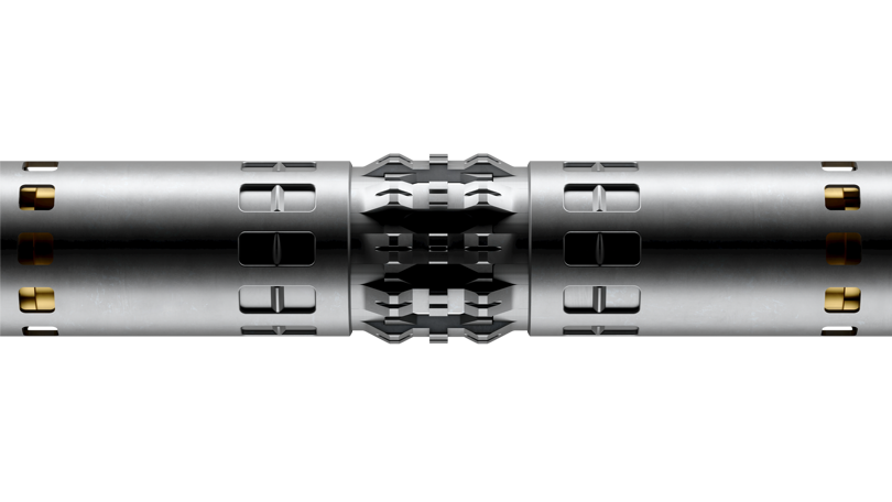 Graphic of a completion tool Downhole Actuator (DHA).